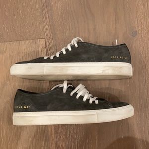 Grey suede Common Projects in great condition